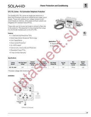 STC-TEL-200T datasheet  